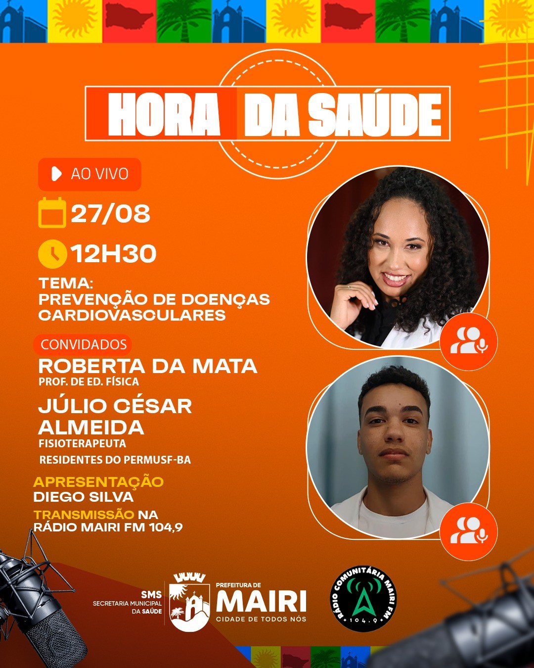 Programa “Hora da Saúde” aborda prevenção de doenças cardiovasculares